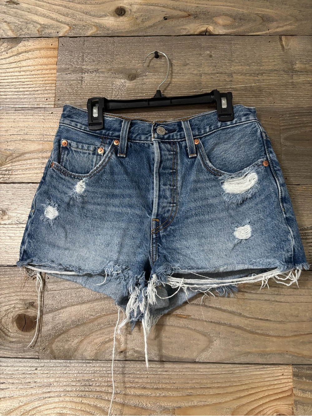 Levi’s 501 denim jean shorts